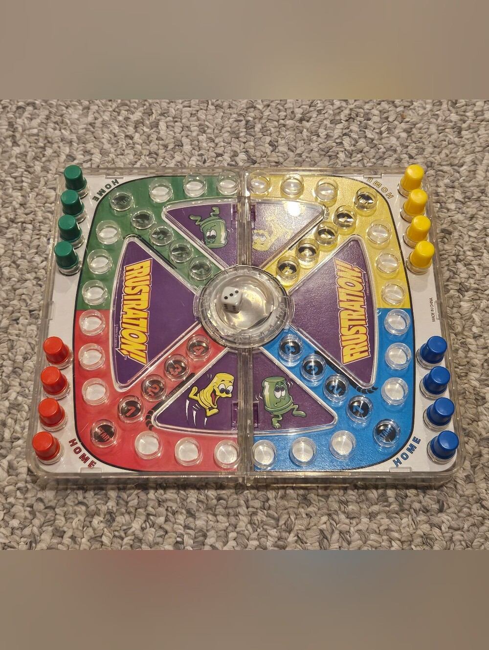 Vintage Travel Frustration! Board Game - Complete with All Pegs